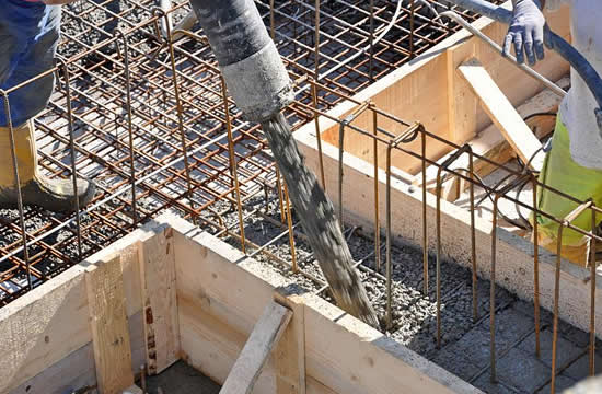 Заливка бетона